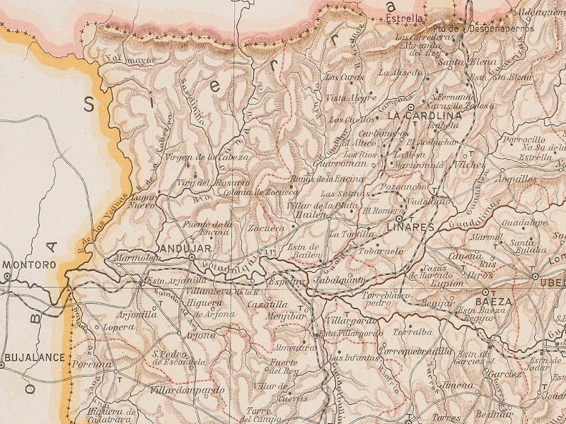 Aldea El Altico - Aldea El Altico. Mapa 1910