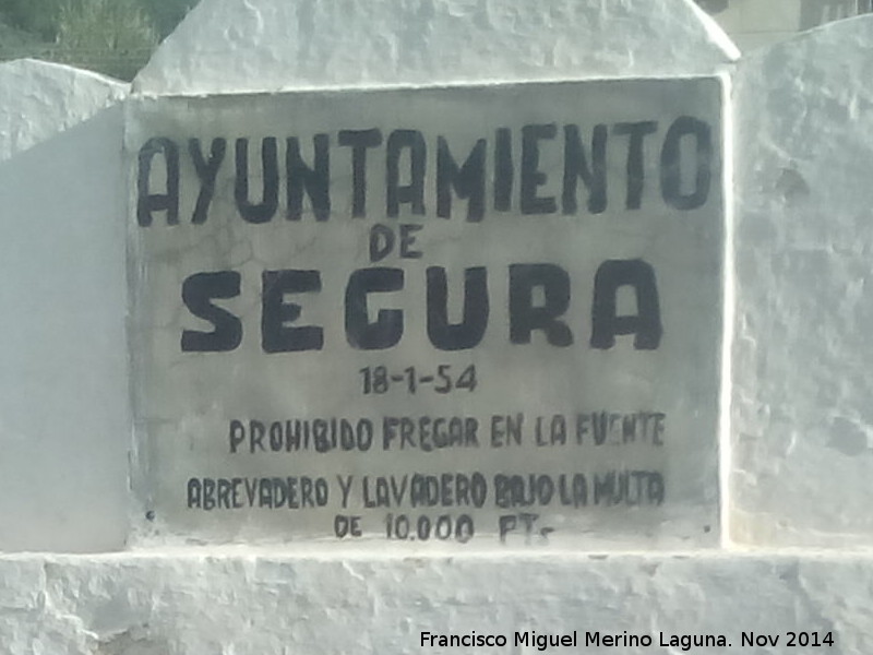 Fuente de El Ojuelo - Fuente de El Ojuelo. Cartel