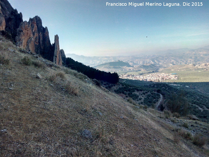 Sierra del Caballo - Sierra del Caballo. Huesa desde la Sierra del Caballo