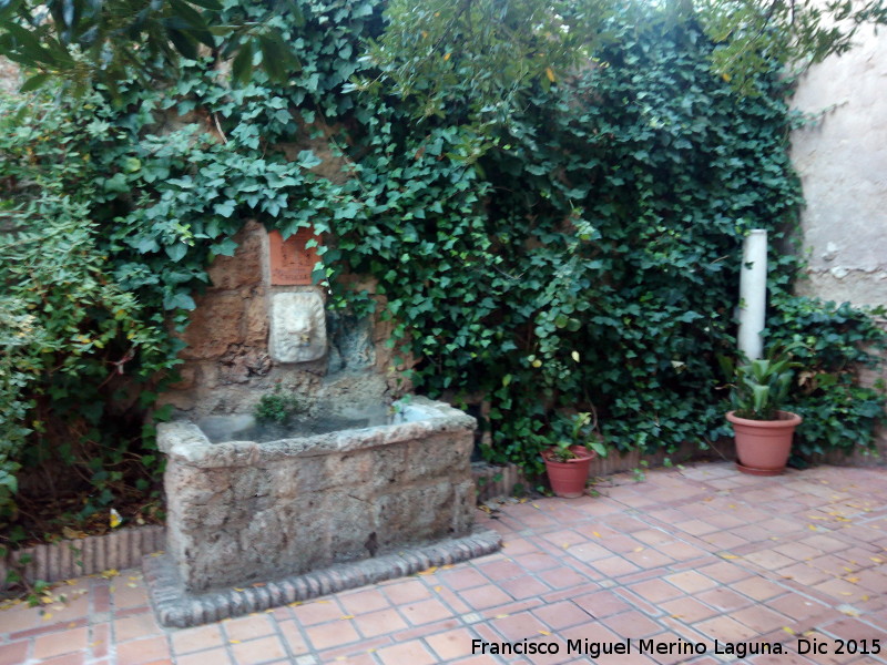 Fuente de la Iglesia - Fuente de la Iglesia. Fuente y columna