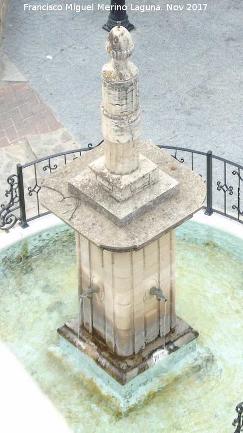 Fuente de los Cuatro Caos - Fuente de los Cuatro Caos. Desde el Castillo