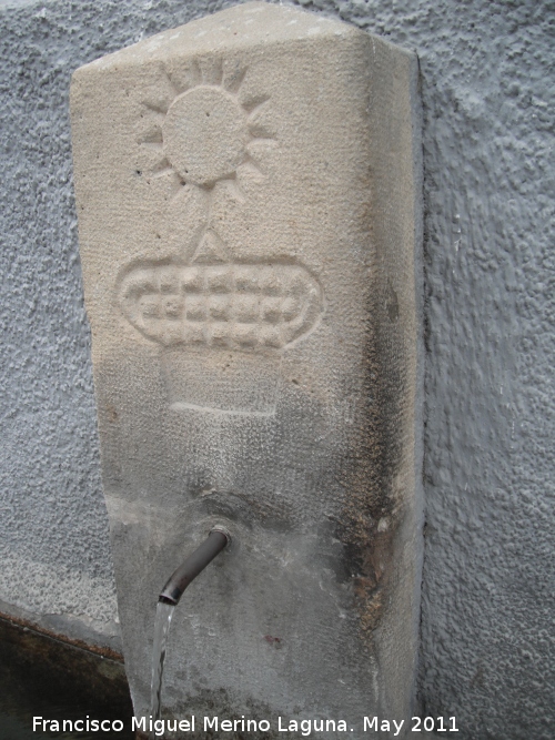 Fuente de la Estrella - Fuente de la Estrella. Monolito