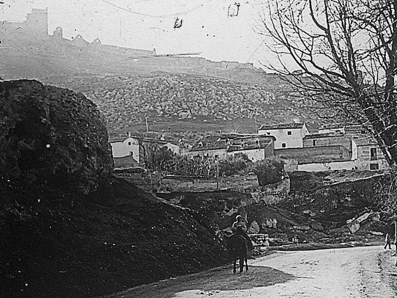 Muralla de Jan. Lienzo desaparecido Carretera de Crdoba - Muralla de Jan. Lienzo desaparecido Carretera de Crdoba. Foto antigua