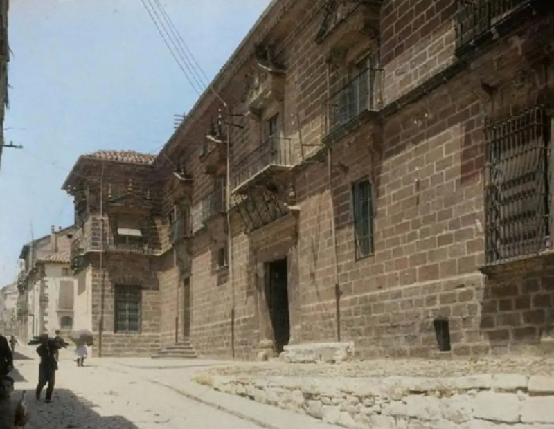 Palacio del Marqus de Bussianos - Palacio del Marqus de Bussianos. Foto antigua