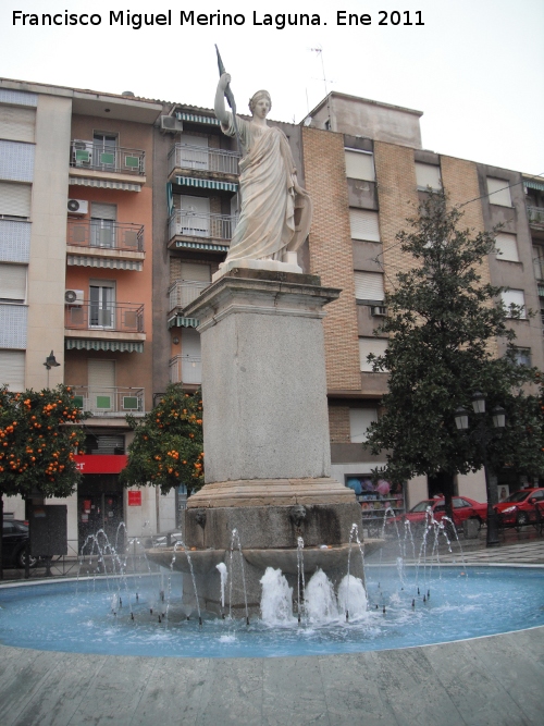 Plaza General Castaos - Plaza General Castaos. Diosa romana Iberia