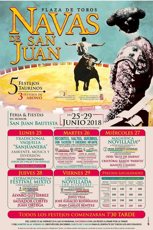 Plaza de Toros - Plaza de Toros. Cartel 2018