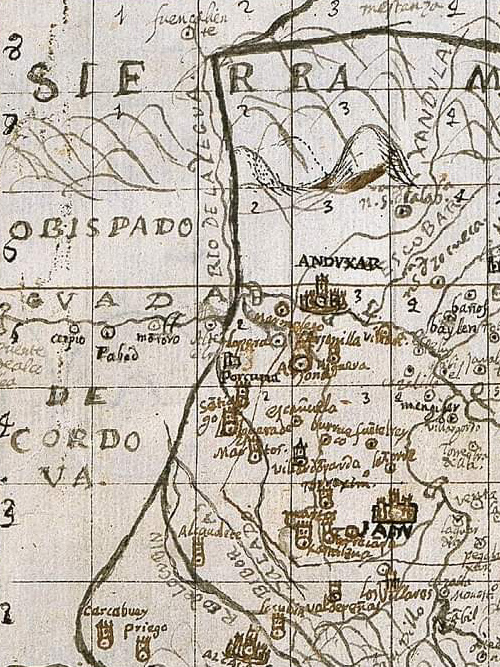 Historia de Fuencaliente - Historia de Fuencaliente. Mapa de 1641