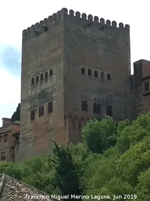 Alhambra. Torre de Comares - Alhambra. Torre de Comares. Desde la Casa de Castril