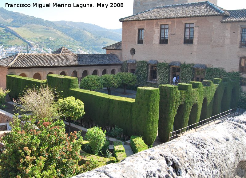 Alhambra. Patio de Machuca - Alhambra. Patio de Machuca. 