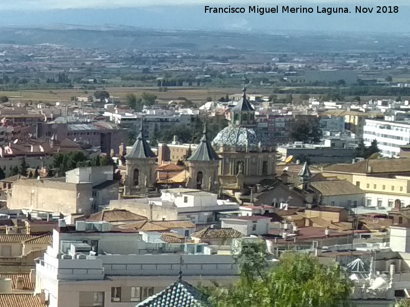 Iglesia de San Juan de Dios - Iglesia de San Juan de Dios. Desde el Carril de la Lona