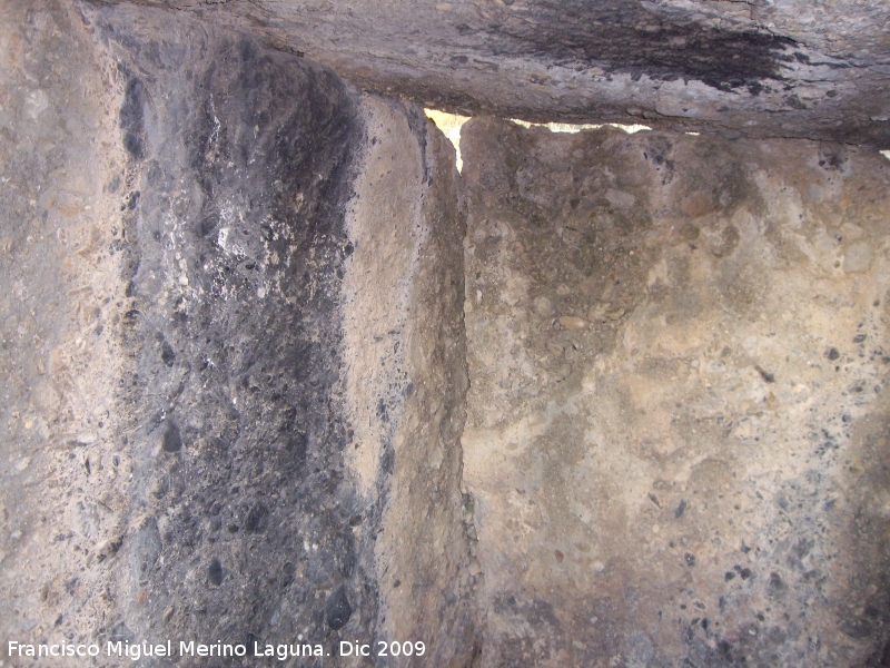 Dolmen 134 de Las Ascensias - Dolmen 134 de Las Ascensias. Interior