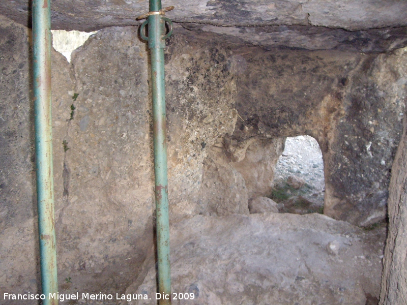 Dolmen 134 de Las Ascensias - Dolmen 134 de Las Ascensias. Interior