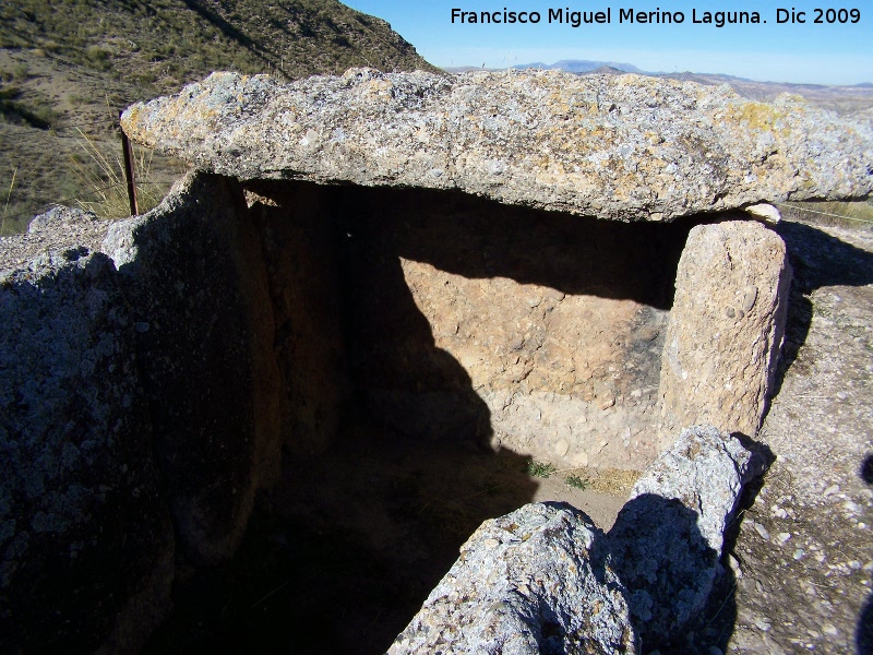 Dolmen 65 La Corbetera - Dolmen 65 La Corbetera. Interior