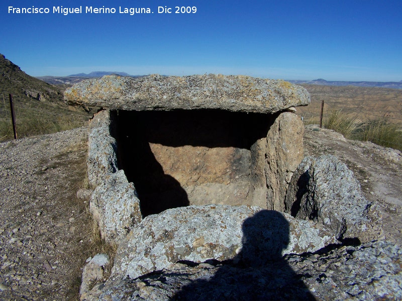 Dolmen 65 La Corbetera - Dolmen 65 La Corbetera. Techo