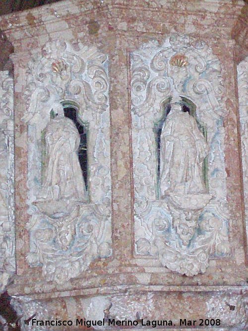 Catedral de Guadix - Catedral de Guadix. Detalle del plpito