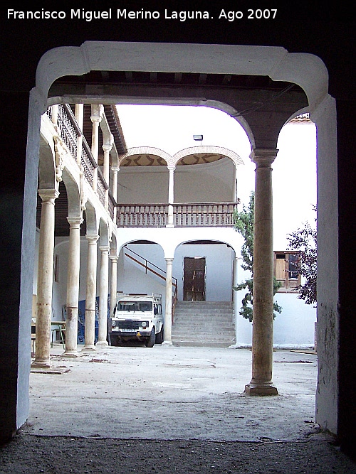 Palacio de Peaflor - Palacio de Peaflor. Patio y escalera