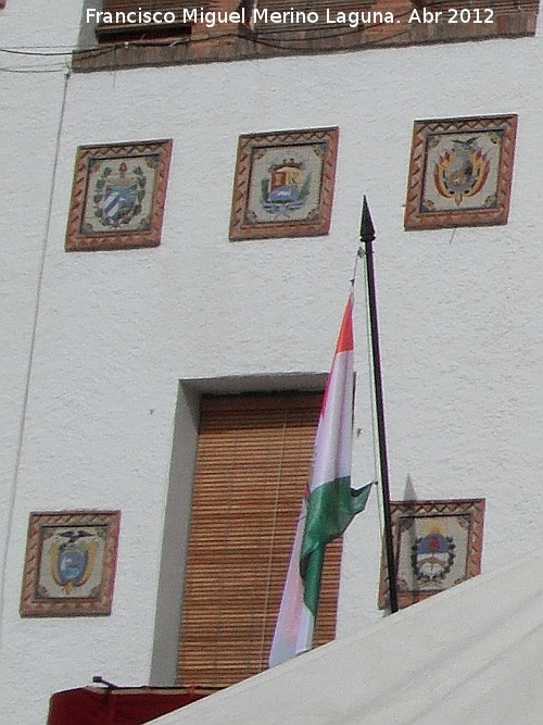Ayuntamiento en Santa Fe - Ayuntamiento en Santa Fe. Escudos