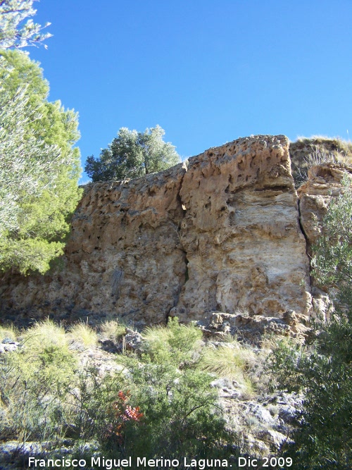 Acueducto del Toril - Acueducto del Toril. Paredes del acueducto