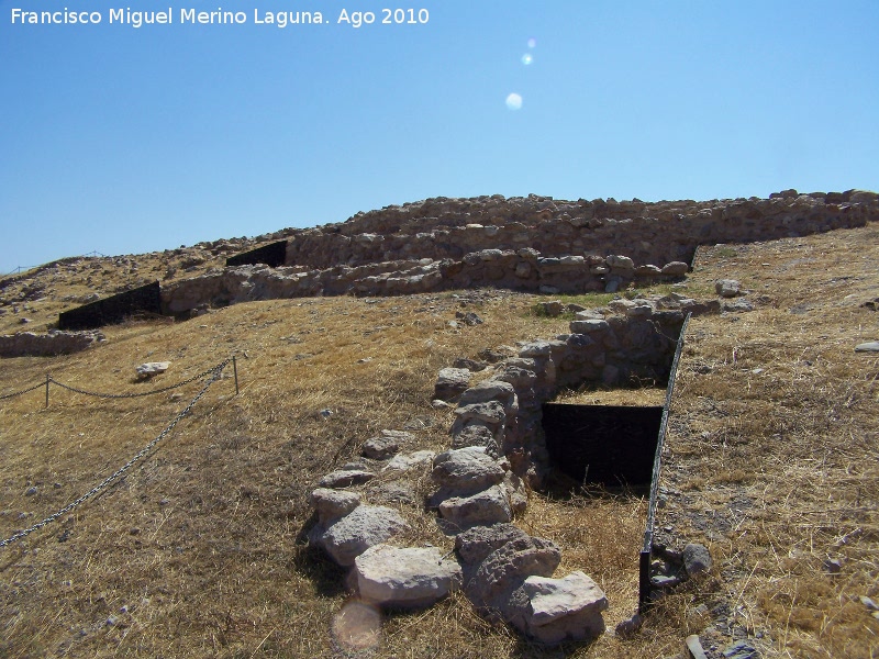 Los Millares. Cabaas - Los Millares. Cabaas. Resto de cabaa circular del segundo anillo