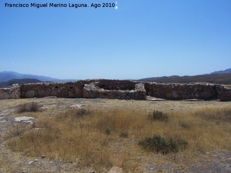 Los Millares. Muralla Exterior - Sector Norte - Los Millares. Muralla Exterior - Sector Norte. Torren rectangular