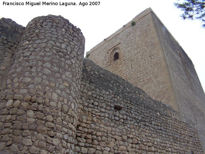 Castillo de Lorca. Alcazaba - Castillo de Lorca. Alcazaba. Torren circular