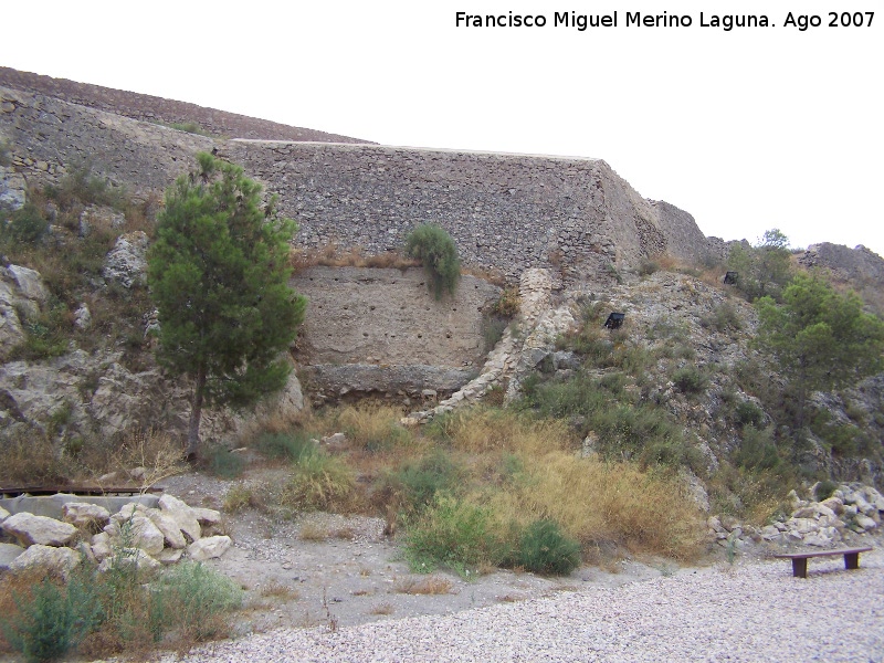 Castillo de Lorca. Alcazaba - Castillo de Lorca. Alcazaba. Muralla