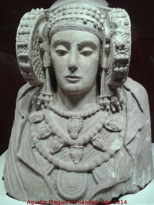 Yacimiento arqueolgico de La Alcudia - Yacimiento arqueolgico de La Alcudia. Dama de Elche. Museo Arqueolgico Nacional