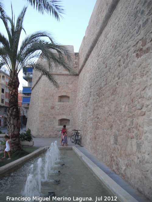 Castillo de Santa Pola - Castillo de Santa Pola. Murallas