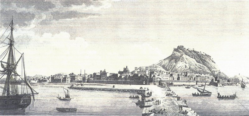 Historia de Alicante - Historia de Alicante. 1802