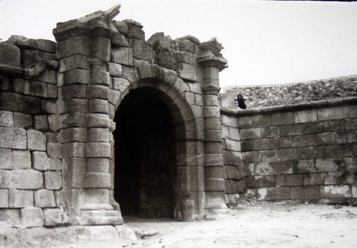 Isla de Tabarca. Puerta de Alicante o San Miguel - Isla de Tabarca. Puerta de Alicante o San Miguel. Foto antigua