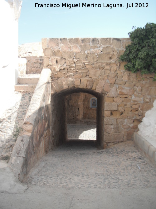 Isla de Tabarca. Puerta de Alicante o San Miguel - Isla de Tabarca. Puerta de Alicante o San Miguel. Puerta lateral