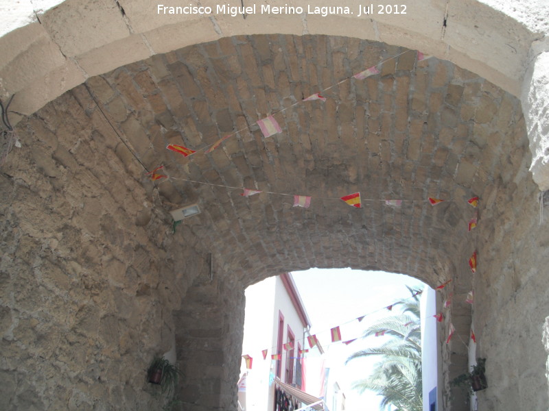 Isla de Tabarca. Puerta de Levante o San Rafael - Isla de Tabarca. Puerta de Levante o San Rafael. Arco rebajado