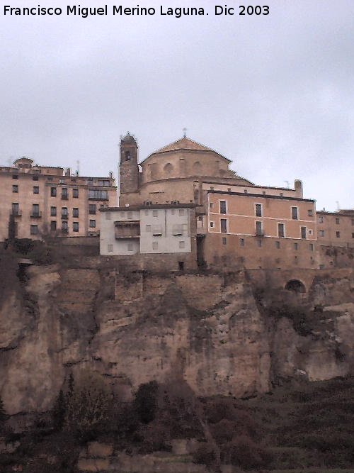 Iglesia de San Pedro - Iglesia de San Pedro. Desde la Hoz del Hucar