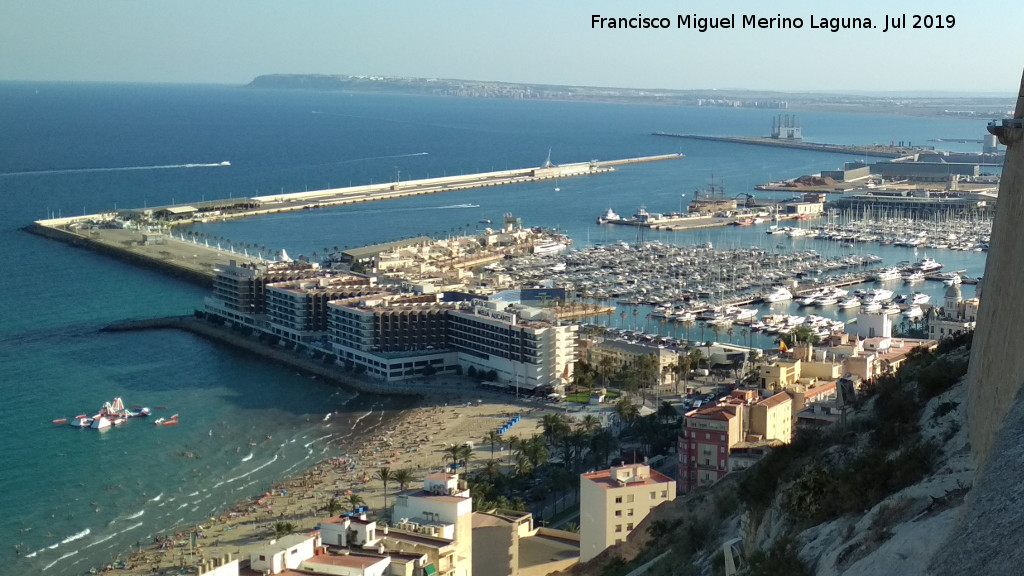 Puerto de Alicante - Puerto de Alicante. Desde el Castillo de Santa Brbara