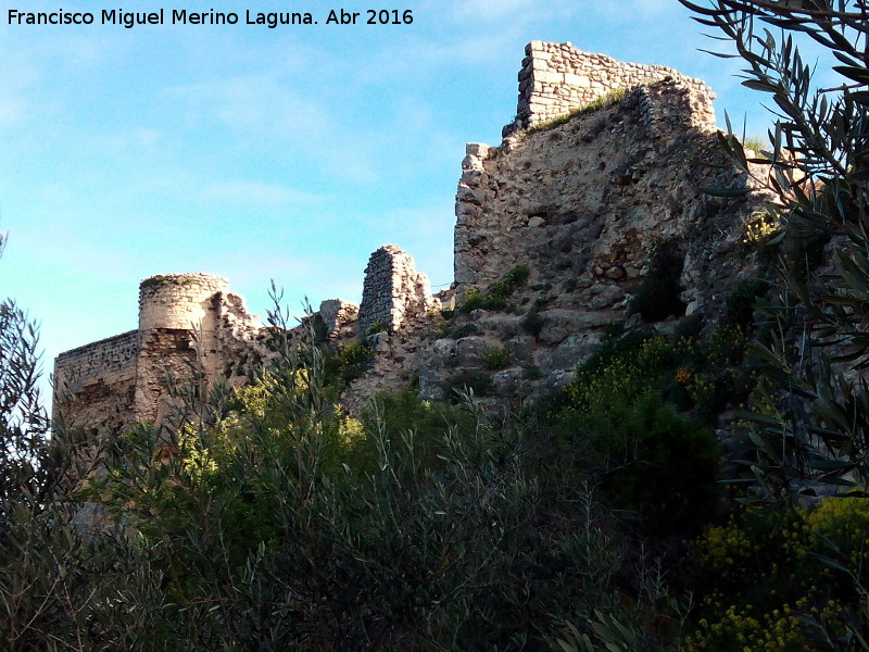 La Mota. Murallas - La Mota. Murallas. Muralla Oeste