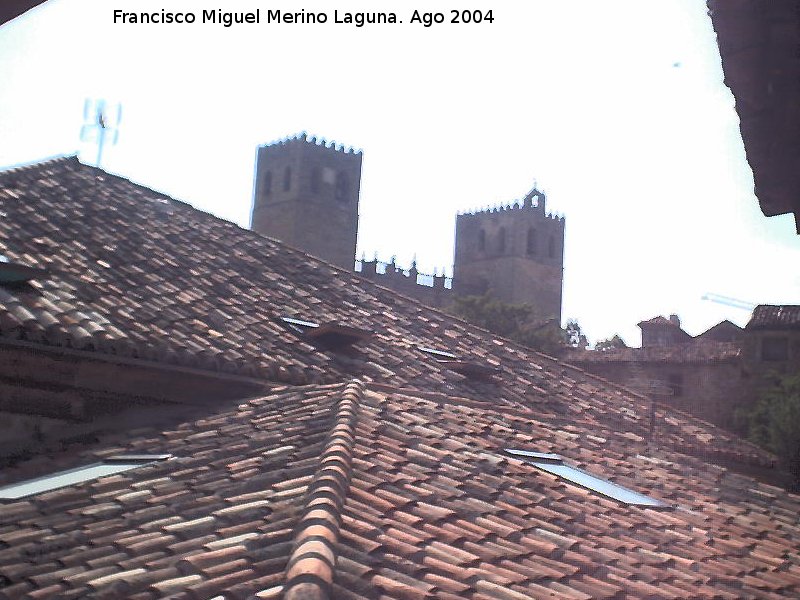 Catedral de Sigenza. Fachada principal - Catedral de Sigenza. Fachada principal. Torres