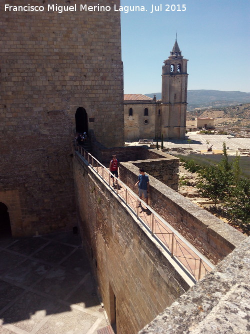 La Mota. Alcazaba - La Mota. Alcazaba. Adarve