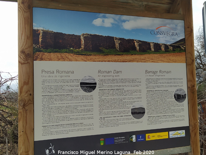 Presa de Consuegra - Presa de Consuegra. Cartel