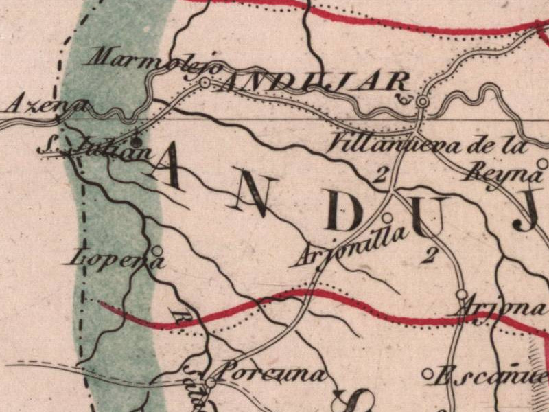 Historia de Andjar - Historia de Andjar. Mapa 1847