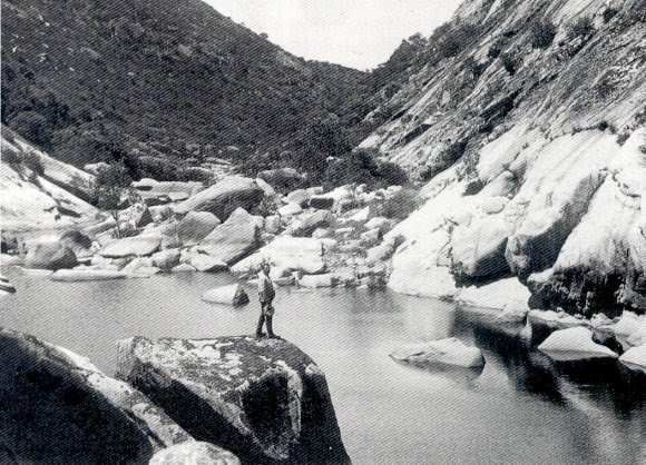 Pantano del Jndula - Pantano del Jndula. Corte de la Lancha