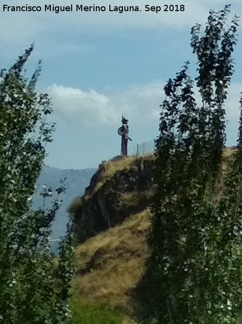 Monumento del Guerrero Ibero - Monumento del Guerrero Ibero. Desde el Parque de Bomberos