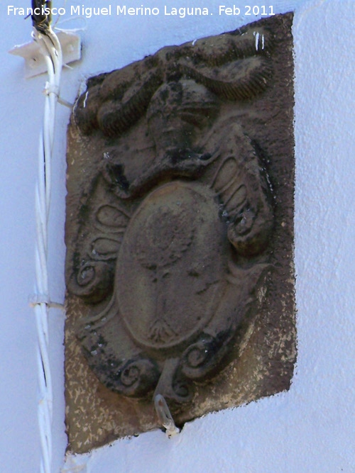 Casa de la Calle Bernab Lpez n 1 - Casa de la Calle Bernab Lpez n 1. Escudo