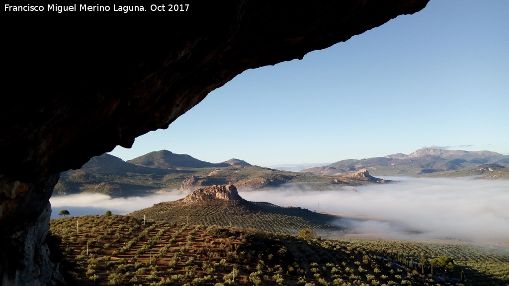 Pinturas rupestres de la Cueva de Limones - Pinturas rupestres de la Cueva de Limones. Vistas