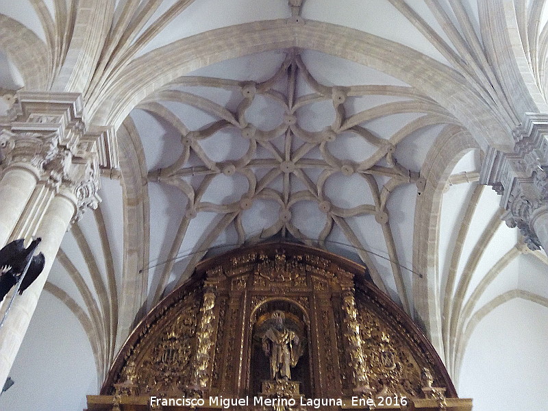 Catedral de Baeza. Capilla Mayor - Catedral de Baeza. Capilla Mayor. Bveda de crucera