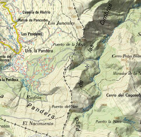 Pago de las Cimbras - Pago de las Cimbras. Mapa