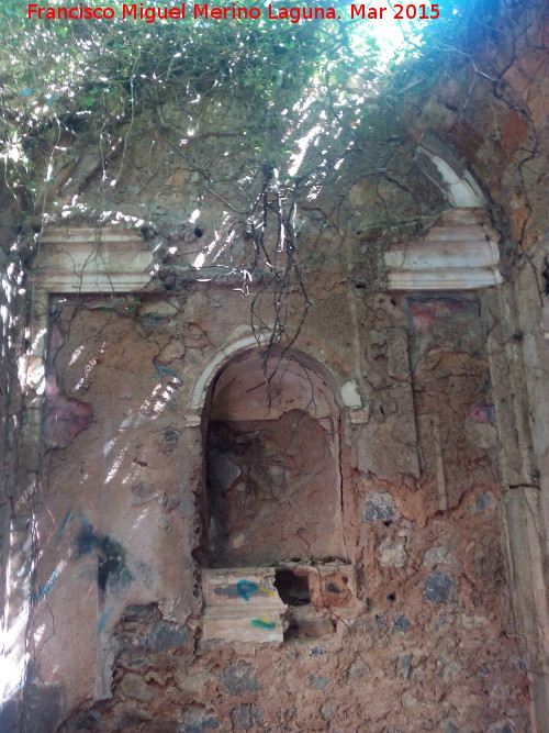 Ermita de San Cosme y San Damin - Ermita de San Cosme y San Damin. Hornacina