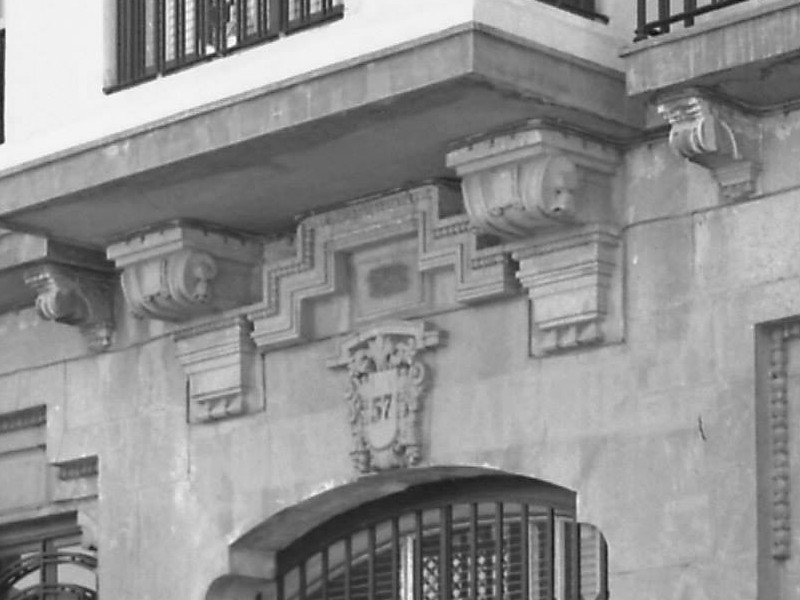 Casa de la Calle Martnez Molina n 33 - Casa de la Calle Martnez Molina n 33. Foto antigua