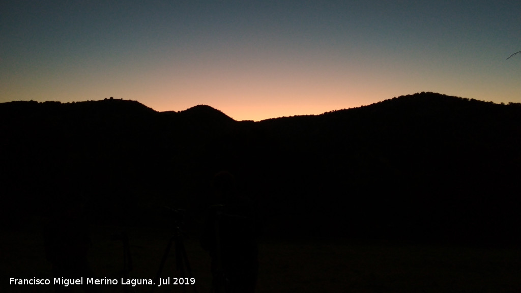 Ocaso - Ocaso. Desde la Loma del Potro - Valdepeas de Jan