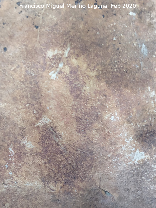 Pinturas rupestres de Cuatro Picos I - Pinturas rupestres de Cuatro Picos I. Antropomorfo derecho