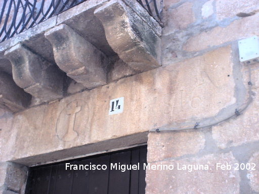 Casa de la Calle Santa Mara n 14 - Casa de la Calle Santa Mara n 14. 